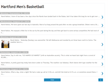 Tablet Screenshot of basketballblog.hartfordhawks.com