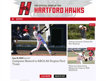 Tablet Screenshot of hartfordhawks.com